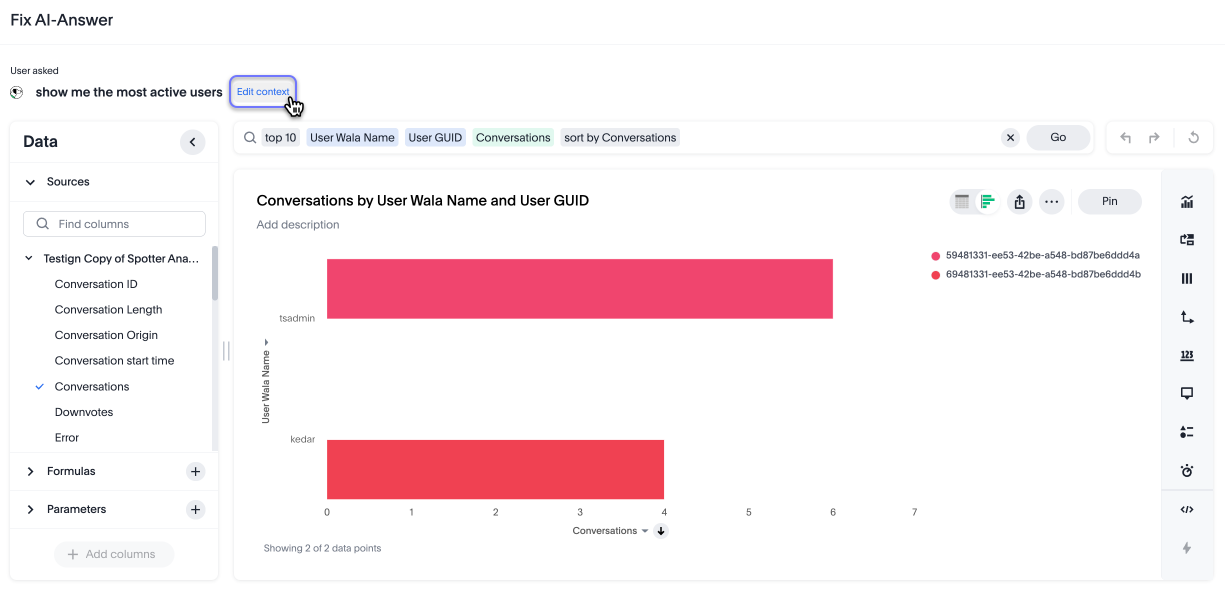 Click *Edit context*.