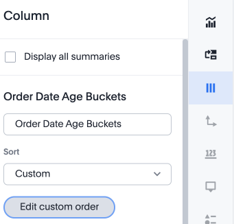 Custom sort order on Answers