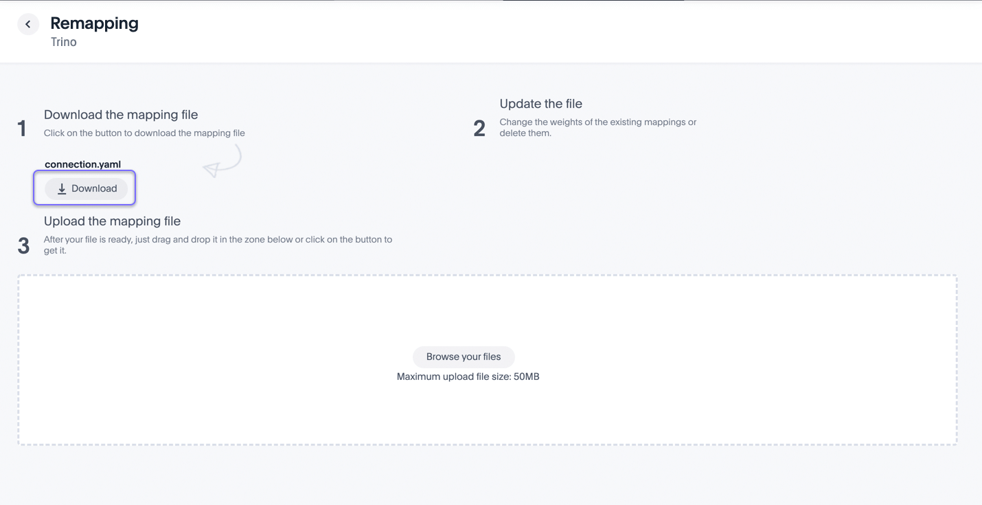 Download the source mapping file