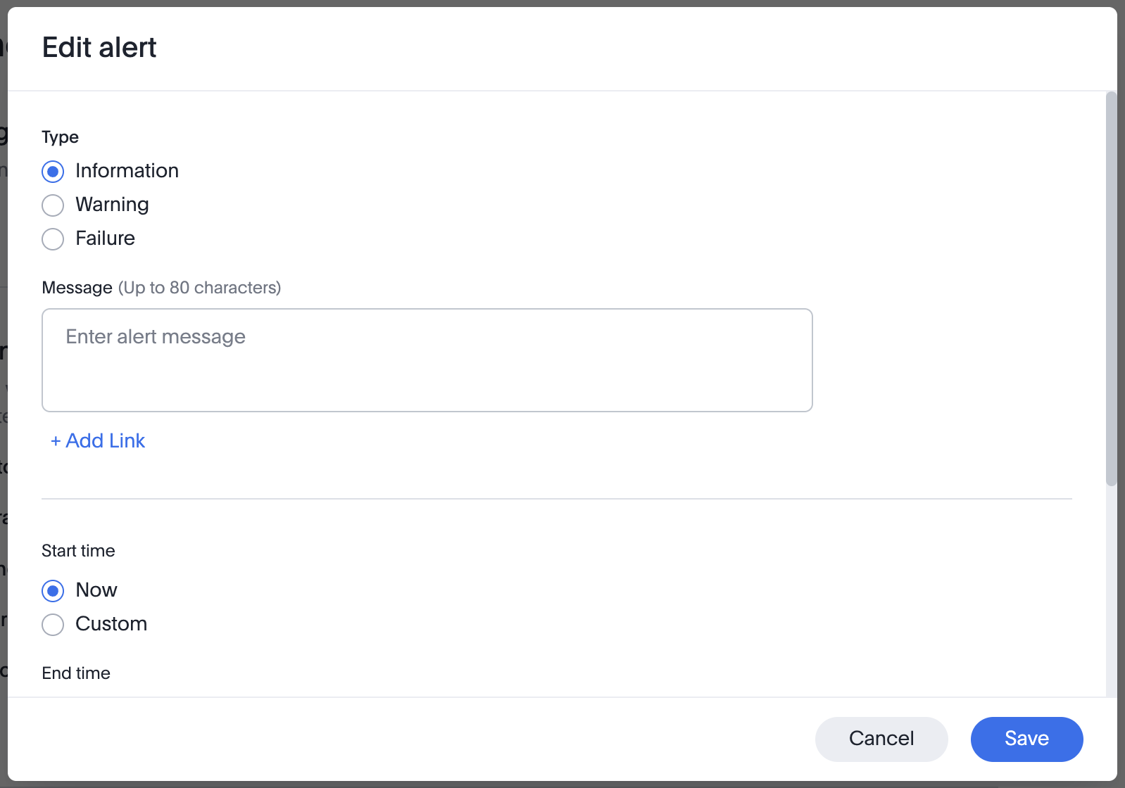 Create an announcement