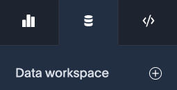 Data workspace tab