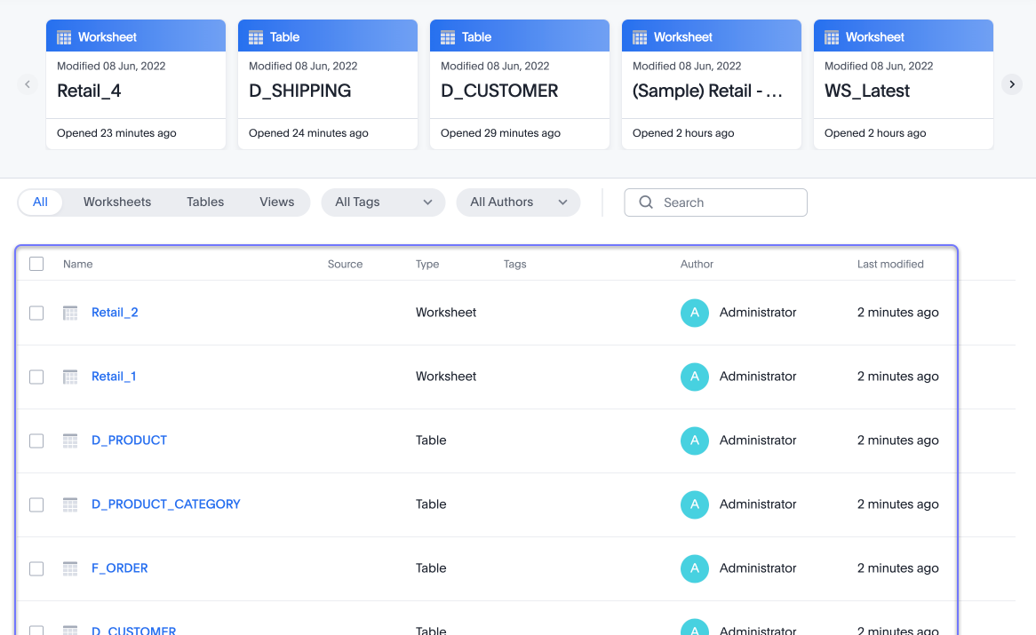 dbt integration view Models and tables