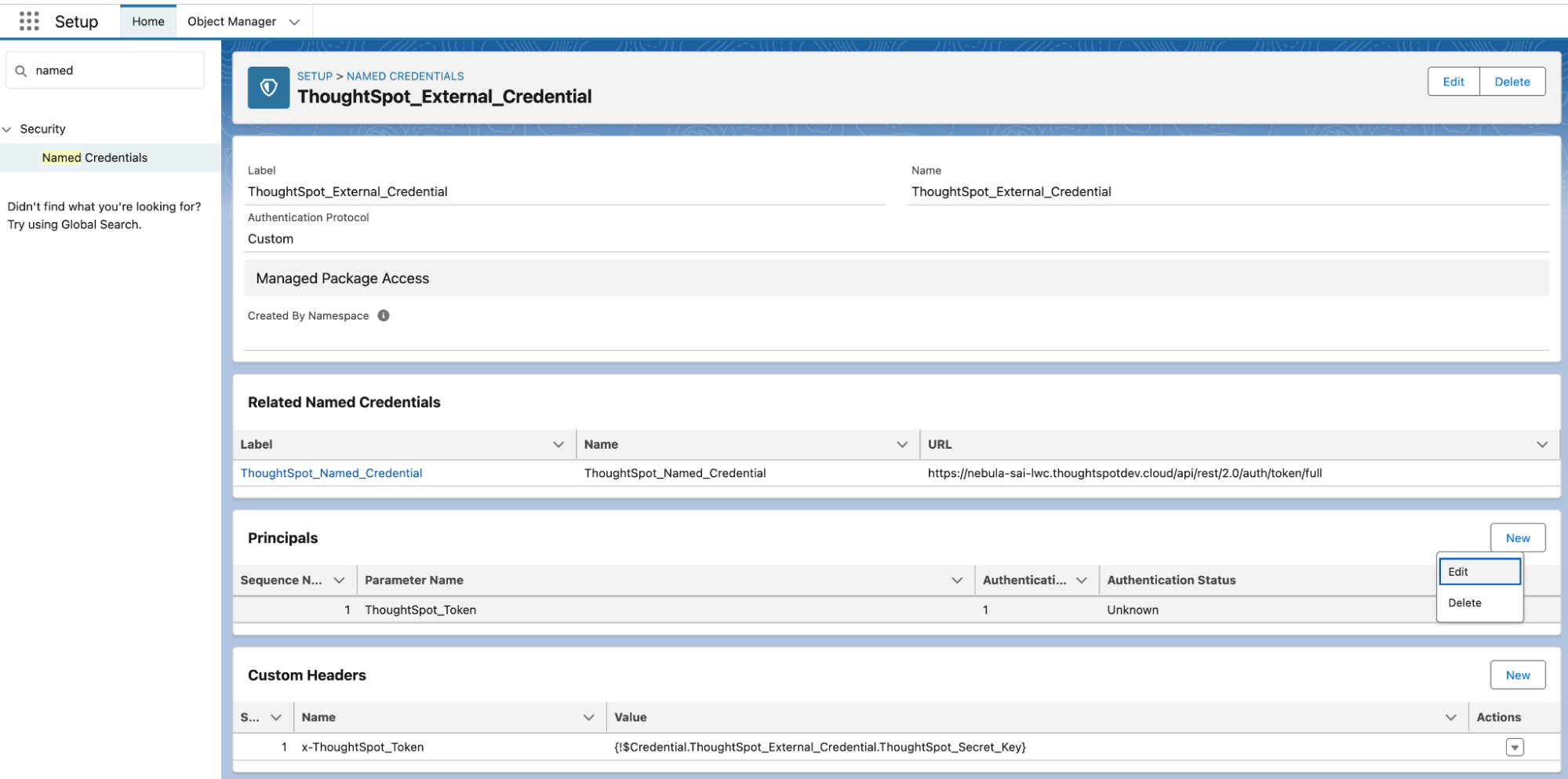 ThoughtSpot_External_Credential