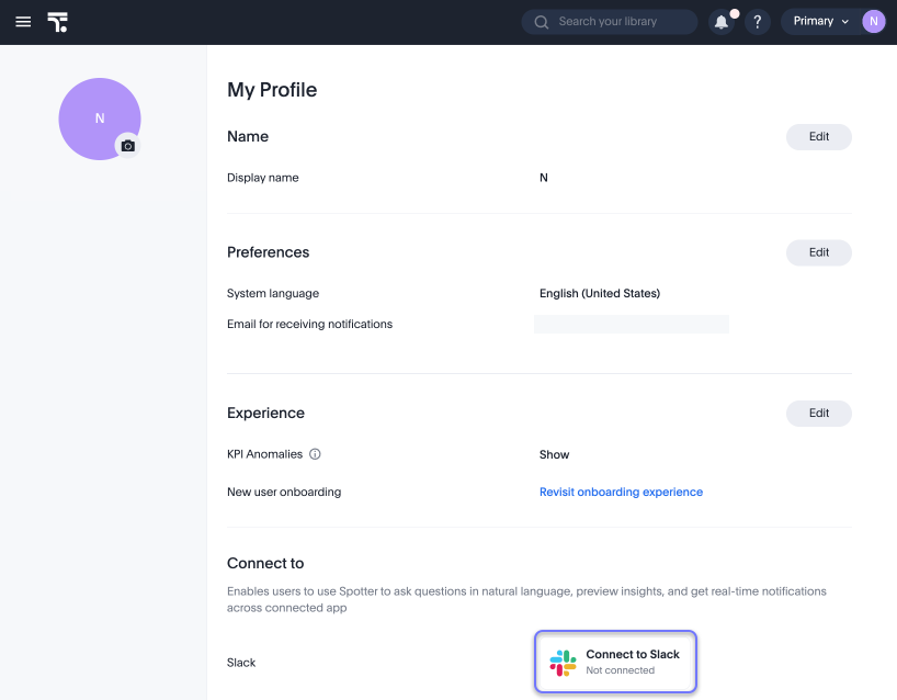 Connect to Slack